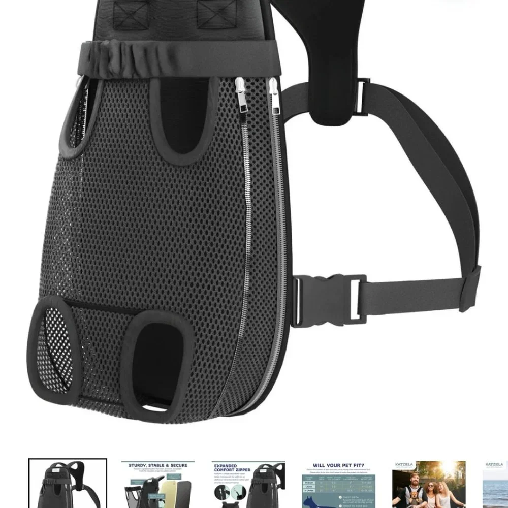 Kangaroo pet pouch carrier